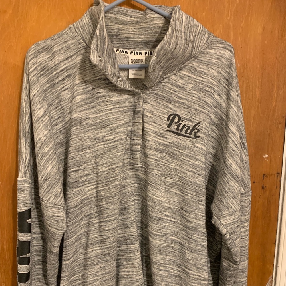 Gray Pink Sweatshirt